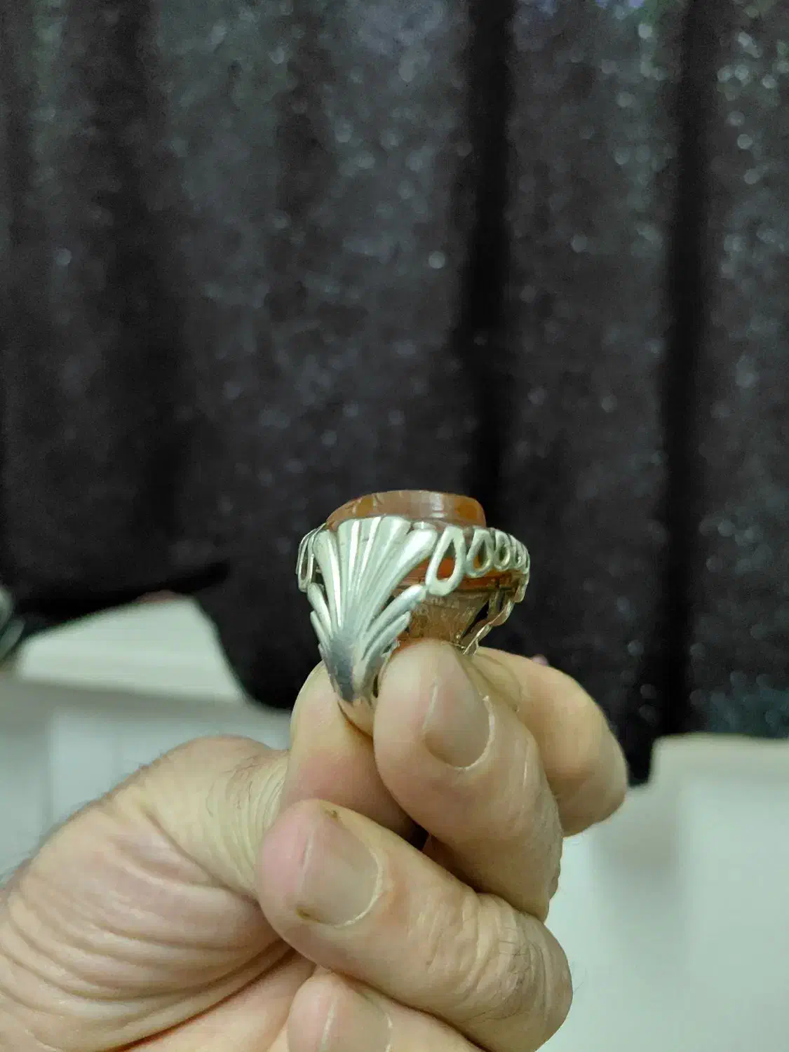 انگشتر عقیق یمن|جواهرات|لاهیجان, انقلاب|دیوار