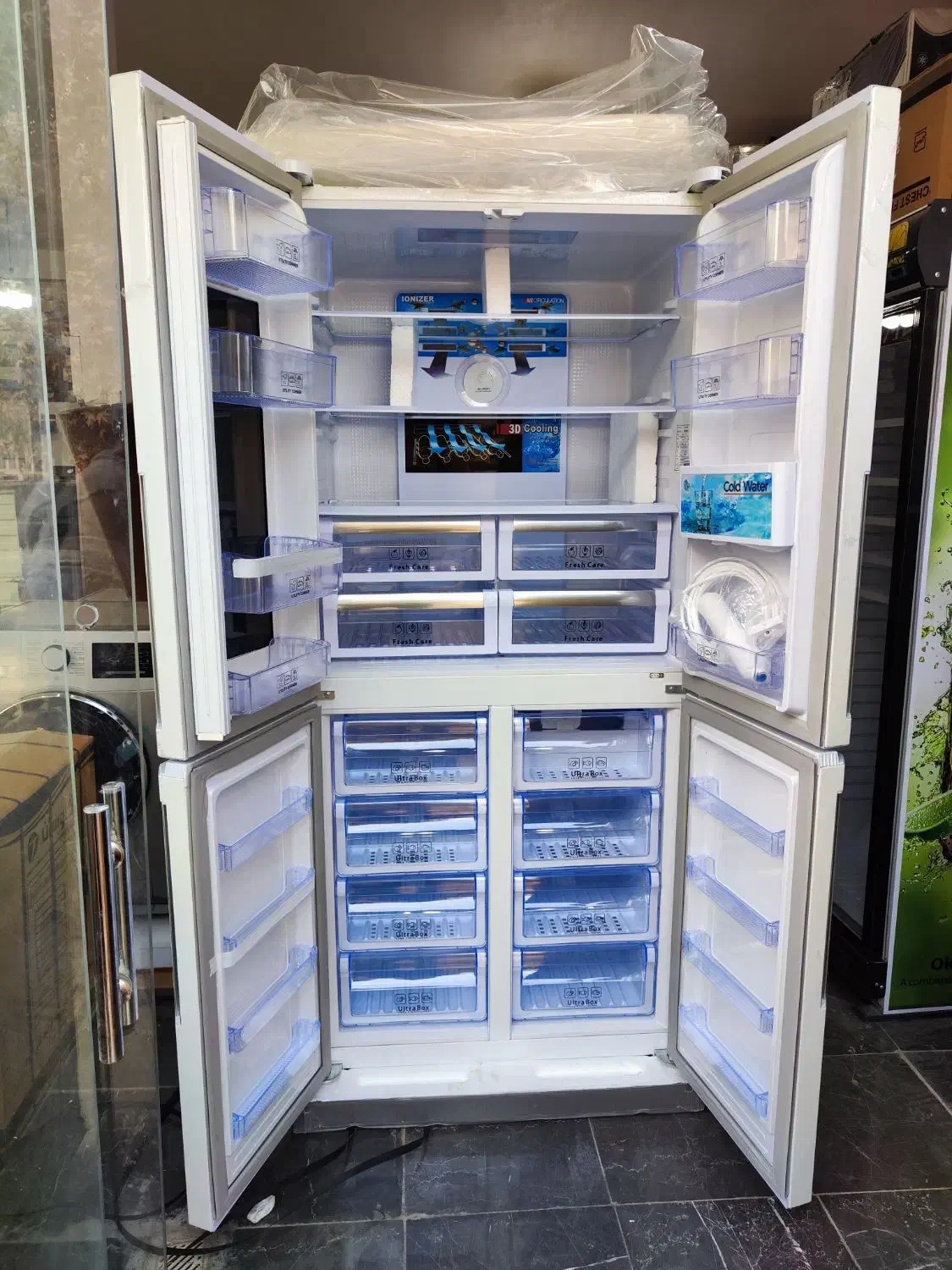 یخچال ساید چهار درب جدید|یخچال و فریزر|خرم‌آباد, |دیوار