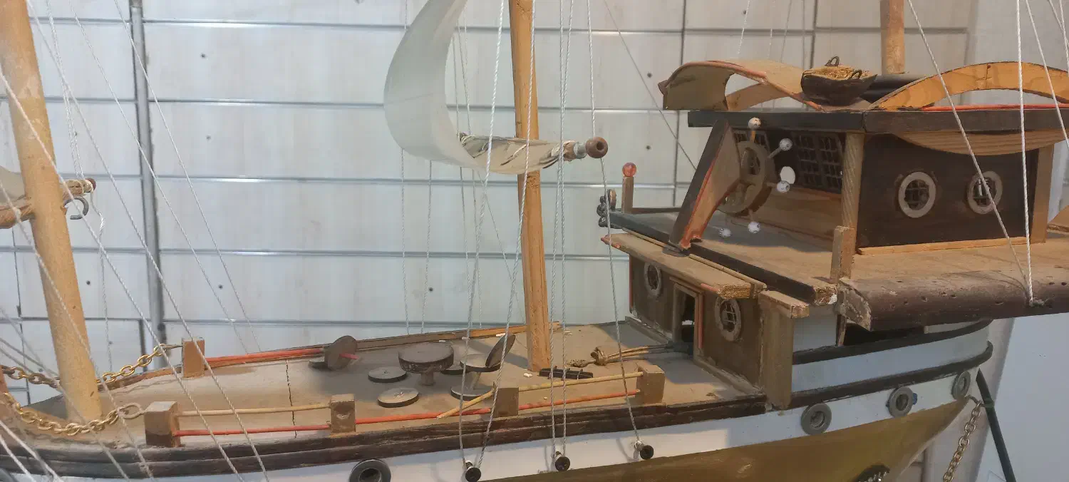 ماکت کشتی دکوری|مجسمه، تندیس، ماکت|باقرشهر, |دیوار