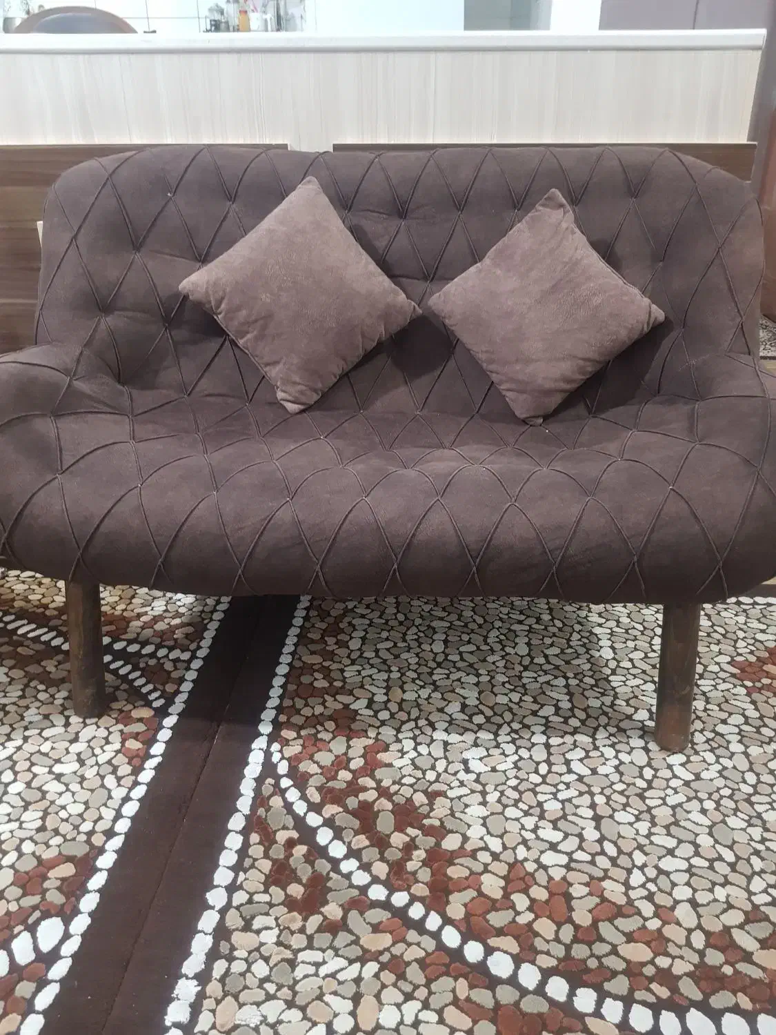 مبل7نفره+ میز عسلی|مبلمان خانگی و میز عسلی|زاهدان, |دیوار