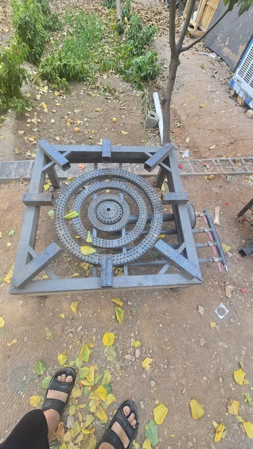 اجاق گاز ۴ شعله کوره دار و دم کنی ابری دیگ|اجاق گاز و لوازم برقی پخت‌وپز|مبارکه, |دیوار