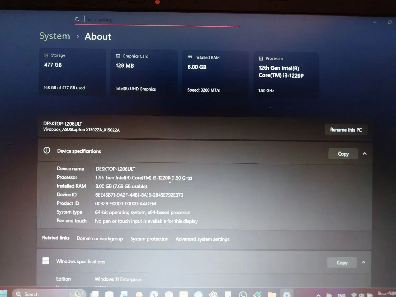 لپتاپ ایسوس|رایانه همراه|کرج, باغستان|دیوار