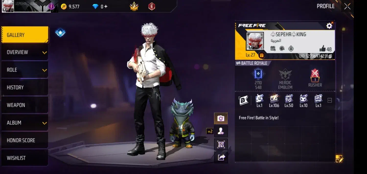 اکانت فری فایر|کنسول، بازی ویدئویی و آنلاین|کاشمر, |دیوار