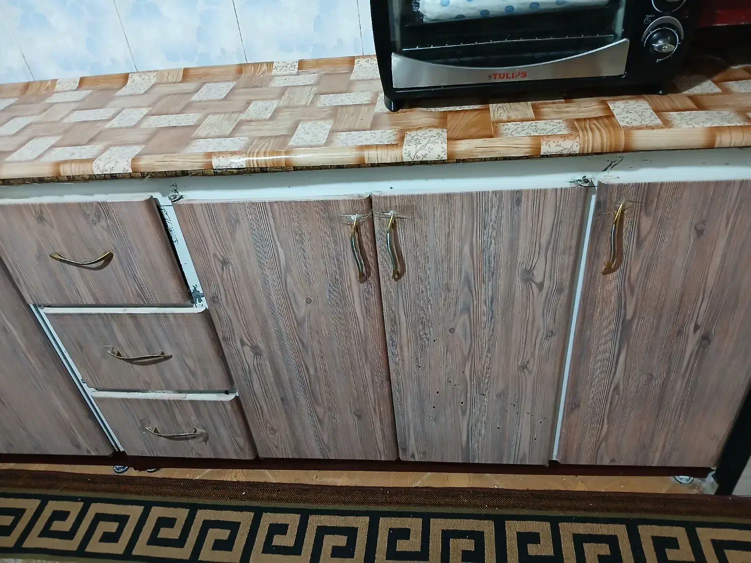 کابینت در حد نو جنس بدنه و درب فلزی جنس محکم|مصالح و تجهیزات ساختمان|خنداب, |دیوار