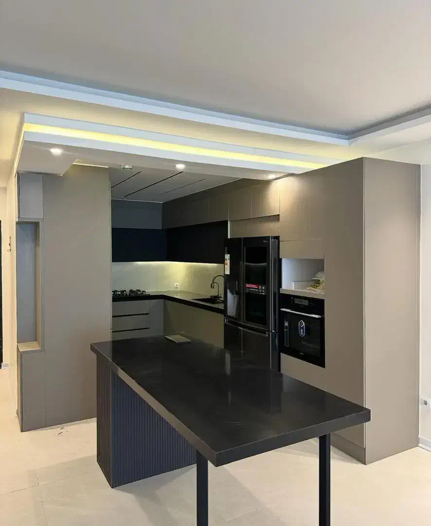 انواع کابینت ام دی اف،هایگلاس،ممبران،معمولی|کتابخانه، شلف، قفسههای دیواری|اهواز, کوی ملی راه|دیوار