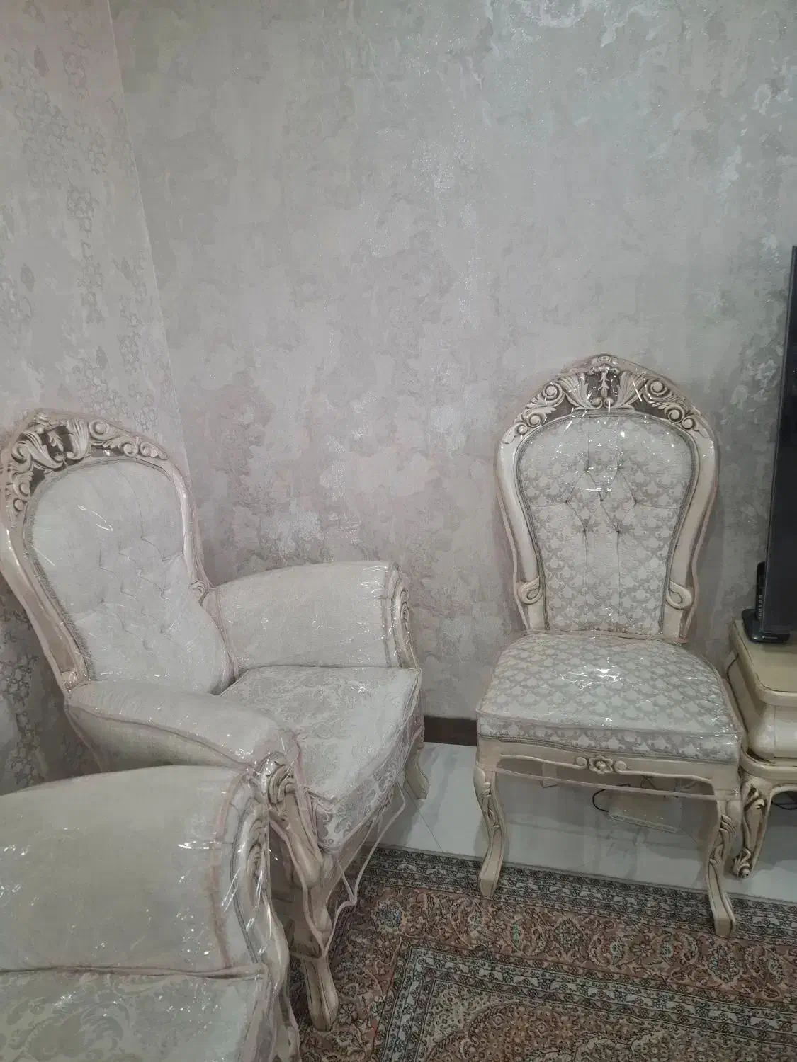 مبل استیل 11 نفره و نهارخوری 4 نفره تماما چوب راش|مبلمان خانگی و میز عسلی|ری, فیروزآبادی|دیوار