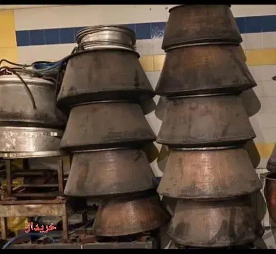 ظروف دیگ مسی چکشی المنیوم روحی مس سیم برق|ظروف پخت‌وپز|شیراز, اصلاح‌نژاد|دیوار