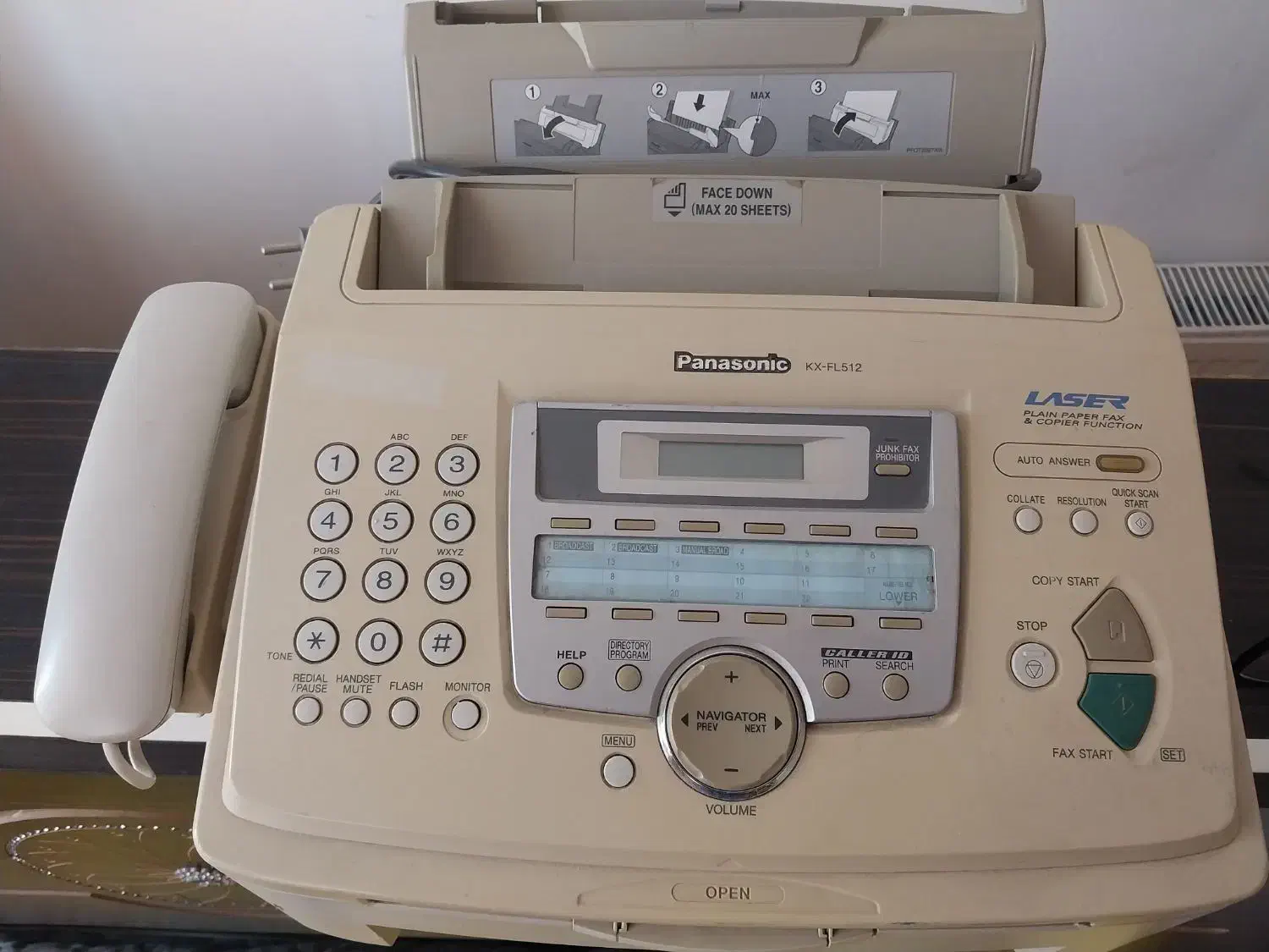 تلفکس کپی پاناسونیک اصل|پرینتر، اسکنر، کپی، فکس|ری, اقدسیه|دیوار