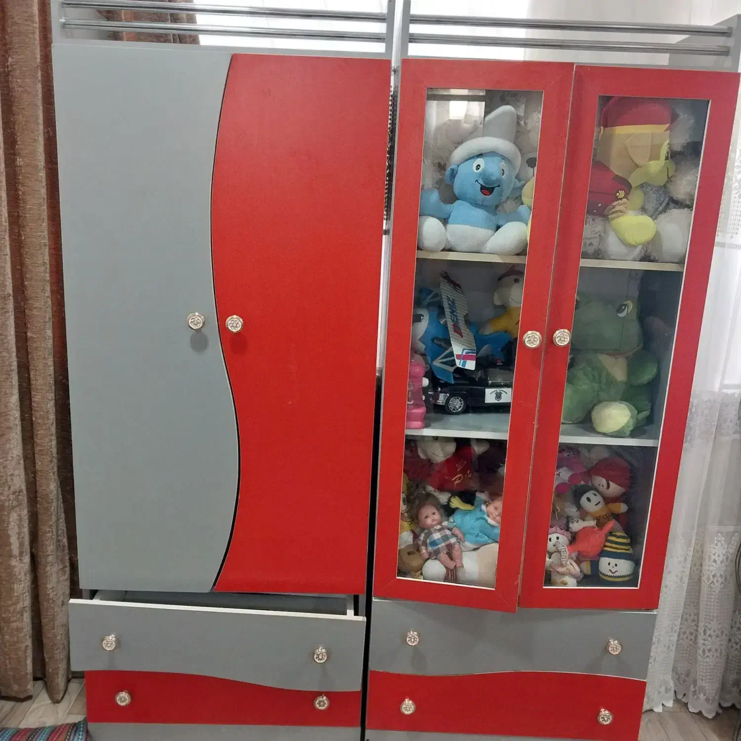 کمد وتخت|تخت و سرویس خواب|بافق, |دیوار