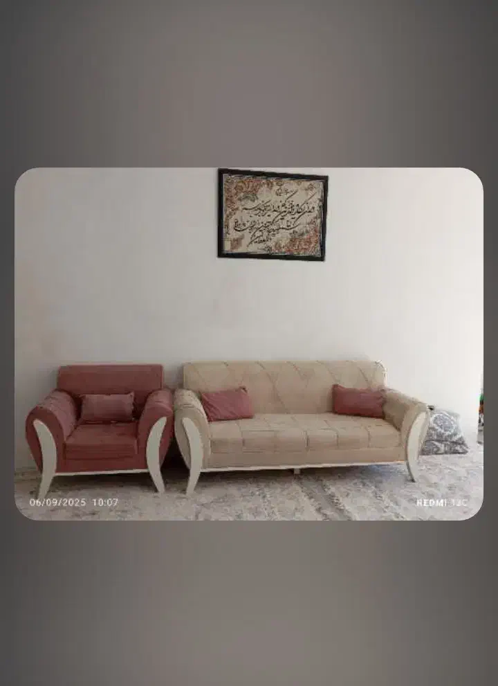 مبل راحتی ۹نفره درحد نو|مبلمان خانگی و میز عسلی|جوانرود, |دیوار