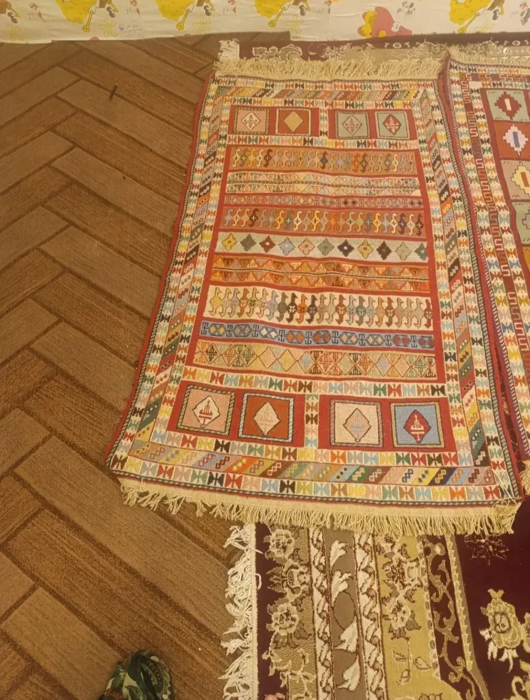 ورنی دست باف|گلیم، جاجیم، گبه|تبریز, |دیوار
