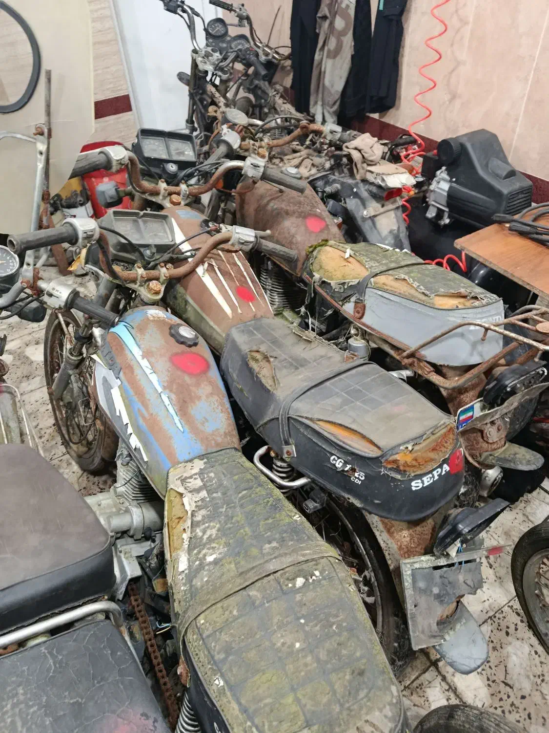 موتور های مزایده ای|موتورسیکلت|رشت, حومه رشت|دیوار