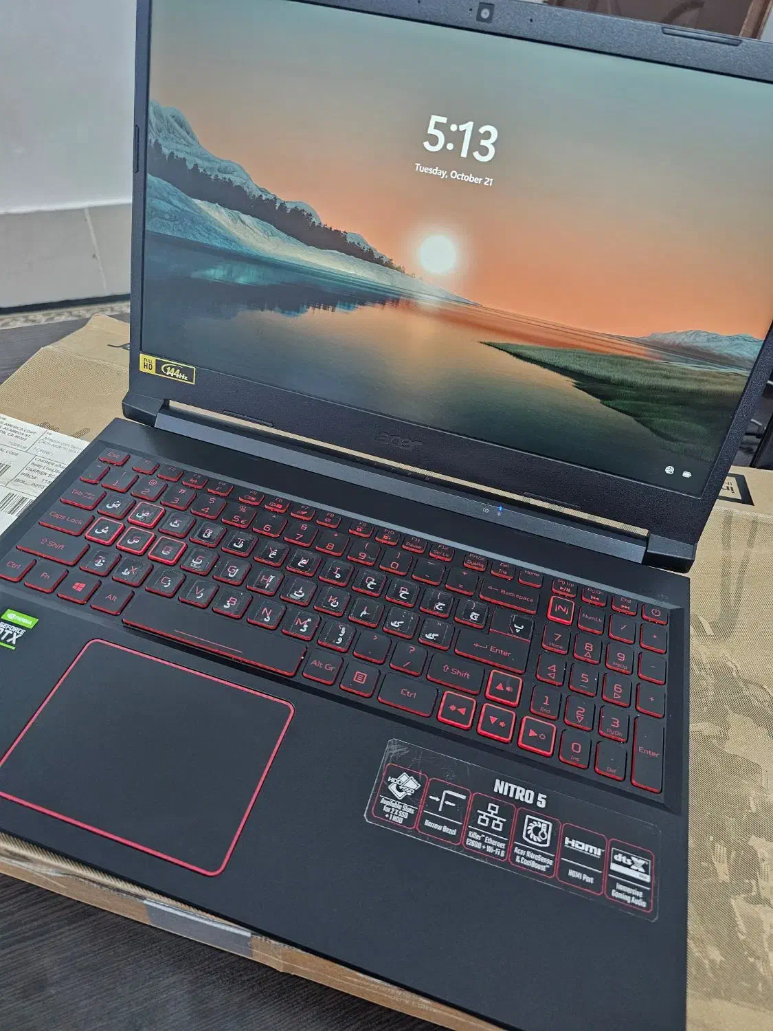 لپتاپ گیمینگ حرفه ایی RTX|رایانه همراه|شیراز, وحدت|دیوار