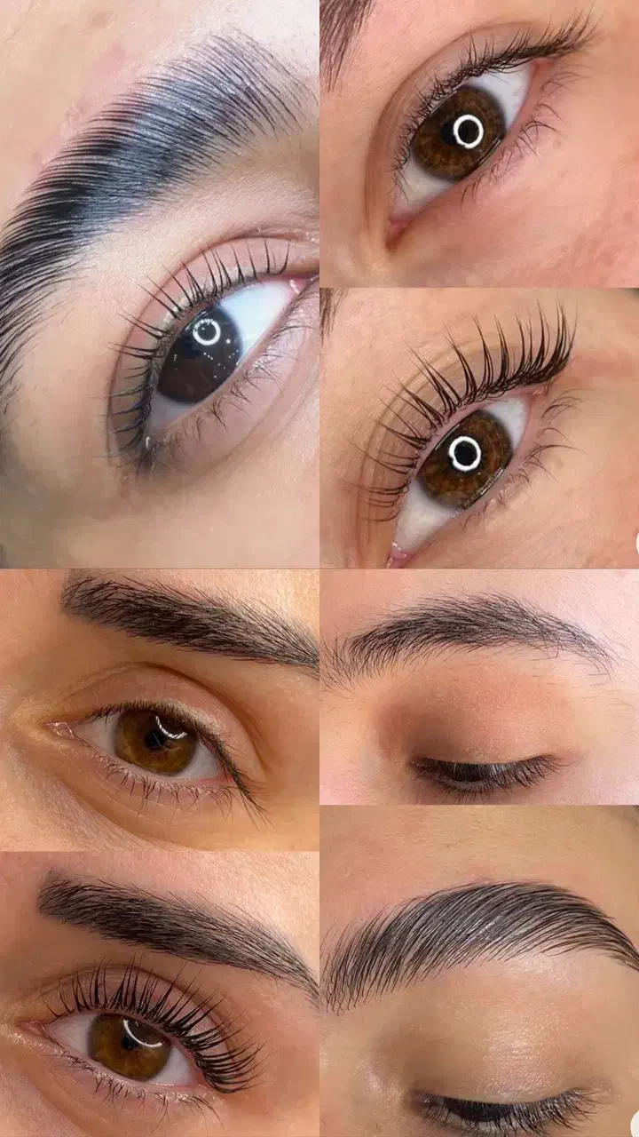 خدمات پیرسینگ لیفت ابرو و مژه تضمینی|خدمات آرایشگری و زیبایی|رشت, معلم|دیوار