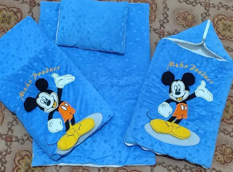 سرویس خواب نوزاد 4 تیکه|تخت و سرویس خواب|شهریار, شهرک وائین|دیوار