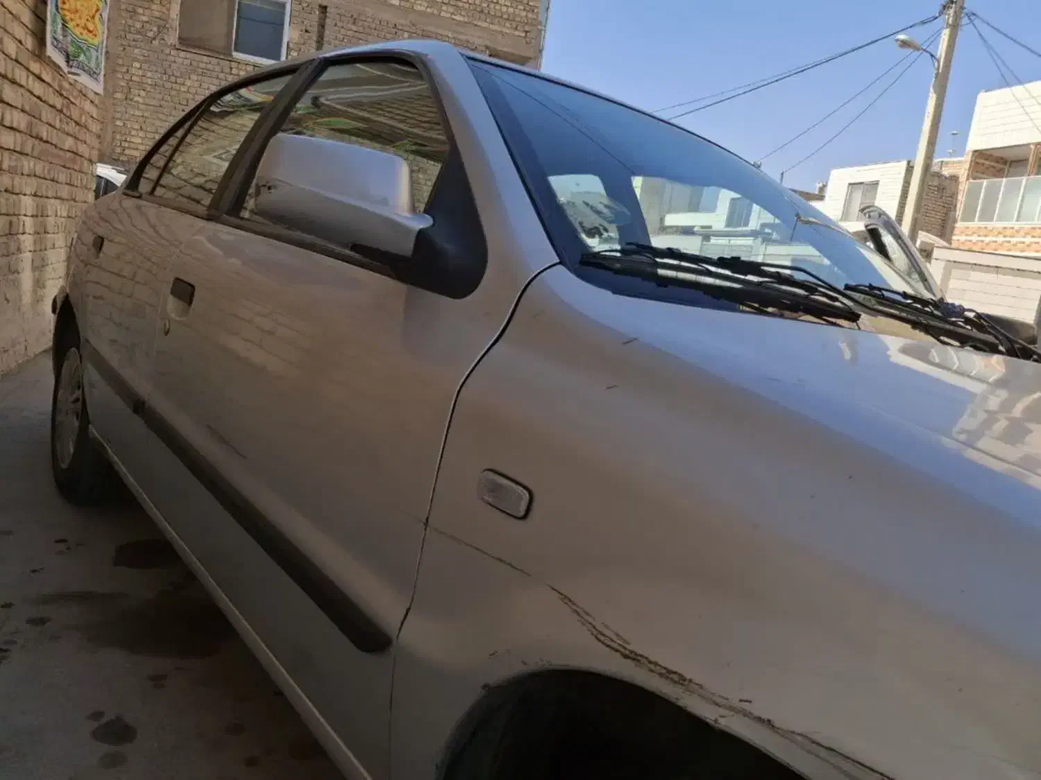 فروش فوری یامعاوضه سمند نقره ای|خودرو سواری و وانت|خمینیشهر, |دیوار