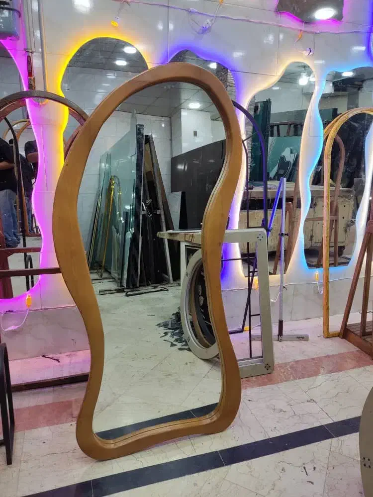 انواع قاب آیینه قدی چوبی عمده و تک|آینه|رباط‌کریم, منجیل آباد|دیوار