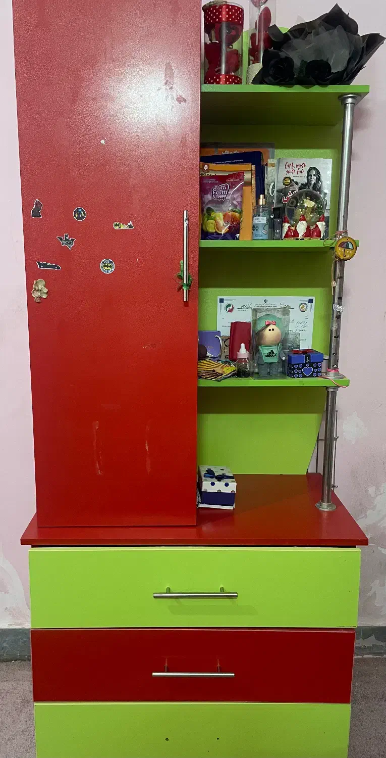 تخت و کمد کودک و نوجوان|تخت و سرویس خواب|علیآباد کتول, |دیوار