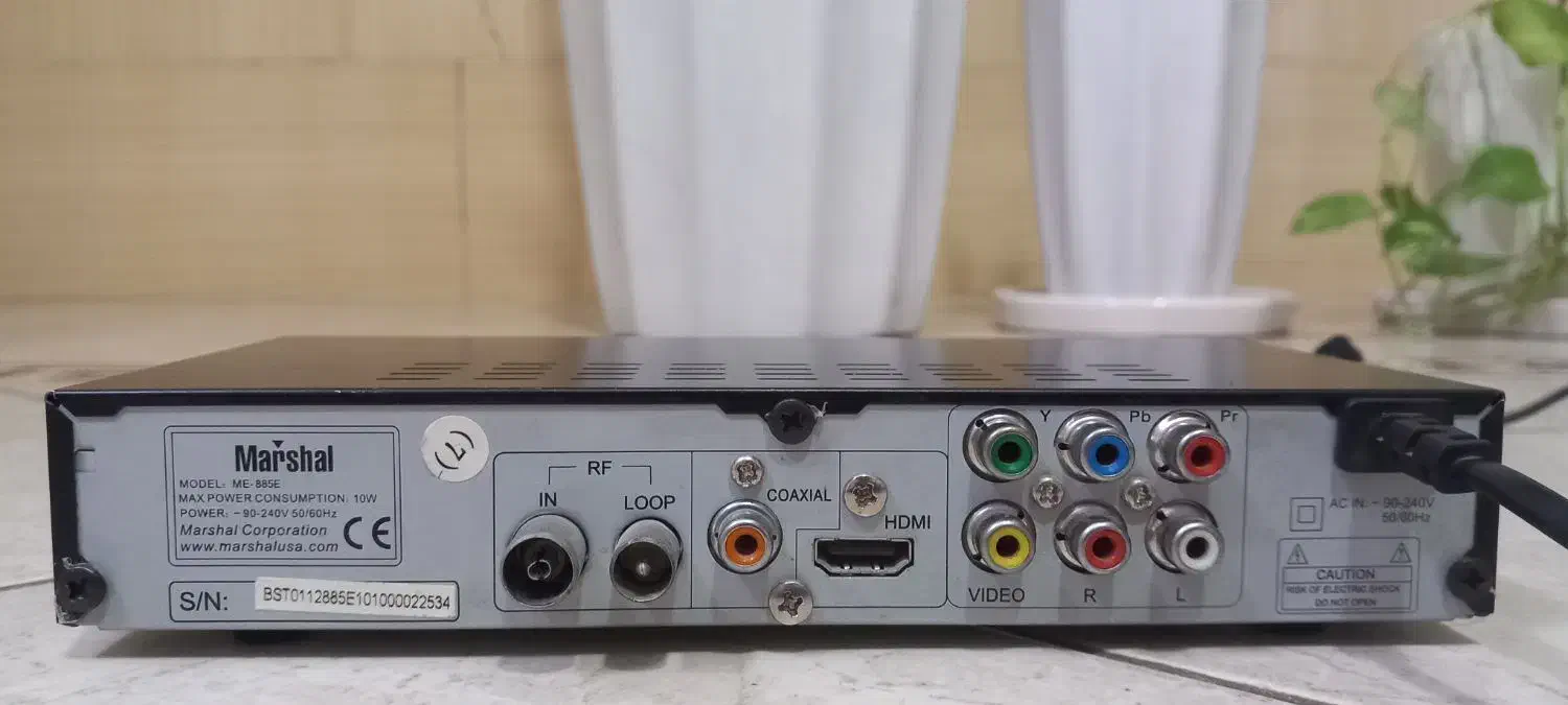 گیرنده دیجیتال مارشال با کنترل|صوتی و تصویری|بروجرد, |دیوار