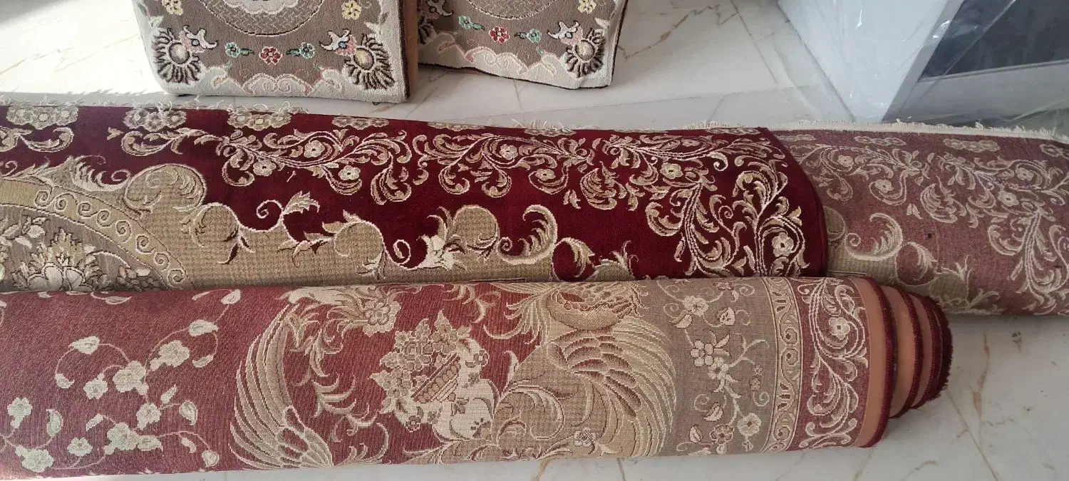 فروش فرش دست دوم با پشتی|فرش|دلبران, |دیوار