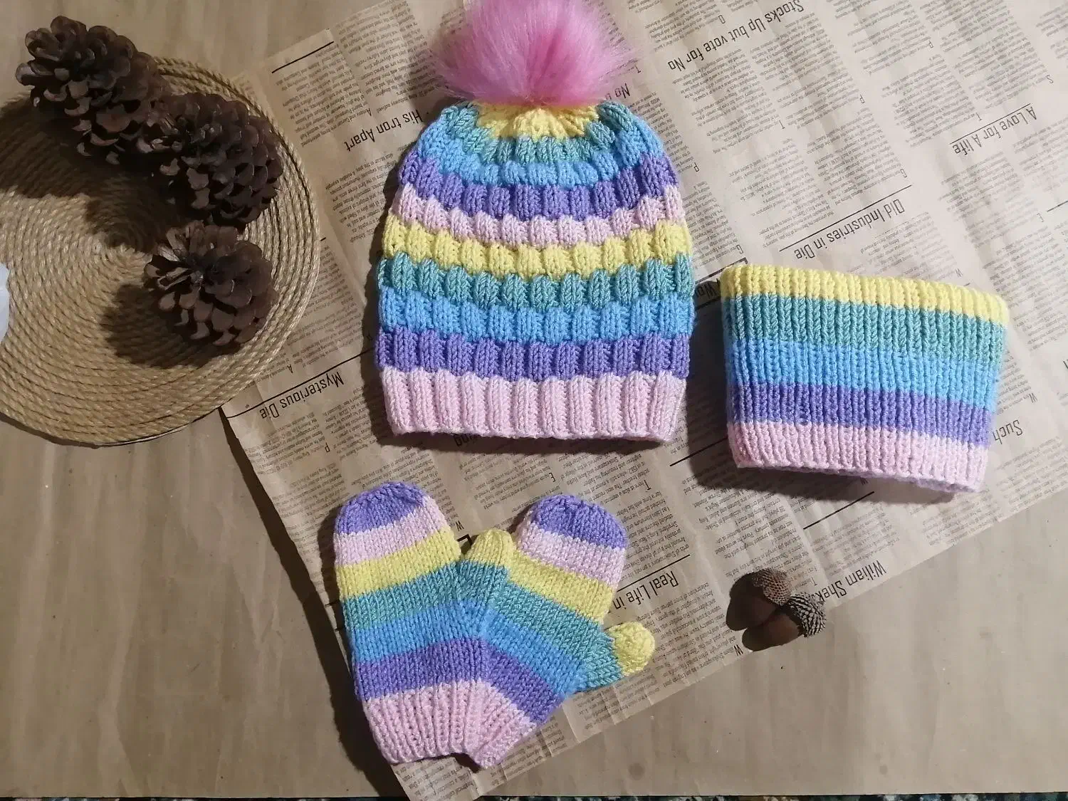 شال وکلاه دستبافت|لباس|شهرکرد, |دیوار