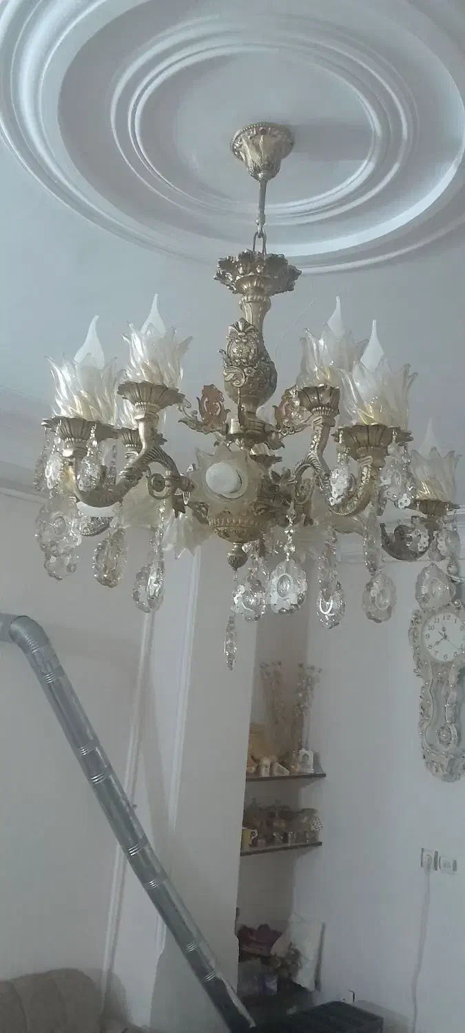 لوستر|لوستر و چراغ آویز|هشتگرد, شهرک ولیعصر (مصلی)|دیوار