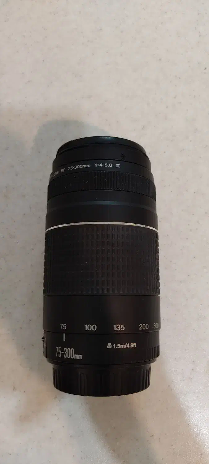 لنز کنون ، ۷۵-۳۰۰|دوربین عکاسی و فیلم‌برداری|تهران, نیروی هوایی (پیروزی)|دیوار