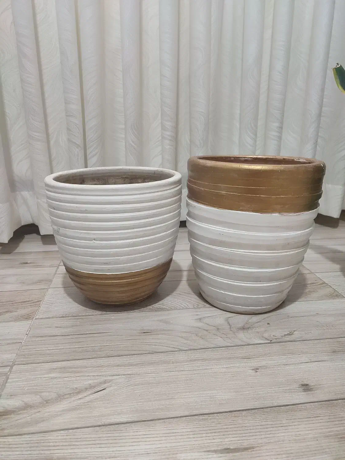 ۳عدد گلدان سفالی|گل و گیاه طبیعی|رشت, شهریاران|دیوار