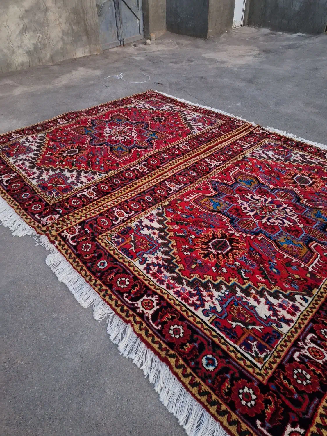 یک جفت فرش ۶متری هریس|فرش|خواجه, |دیوار