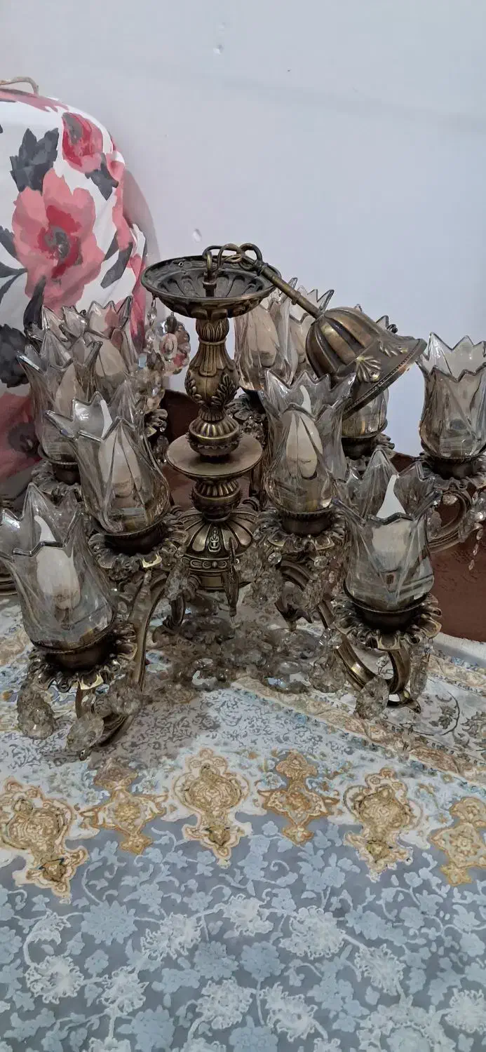 لوستر برنز|لوستر و چراغ آویز|قم, پردیسان|دیوار