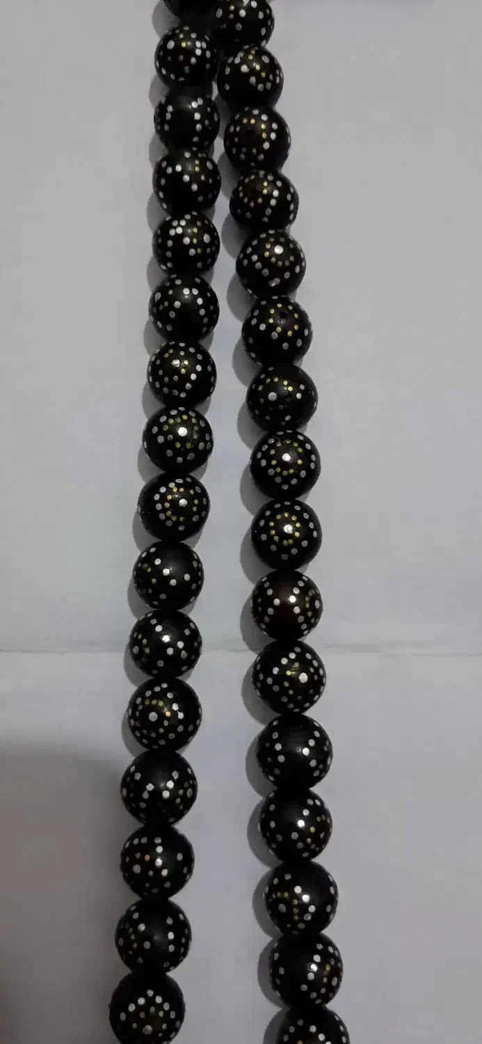 تسبیح داس کار شده نقره کوب|جواهرات|نجف‌آباد, صالح آباد|دیوار