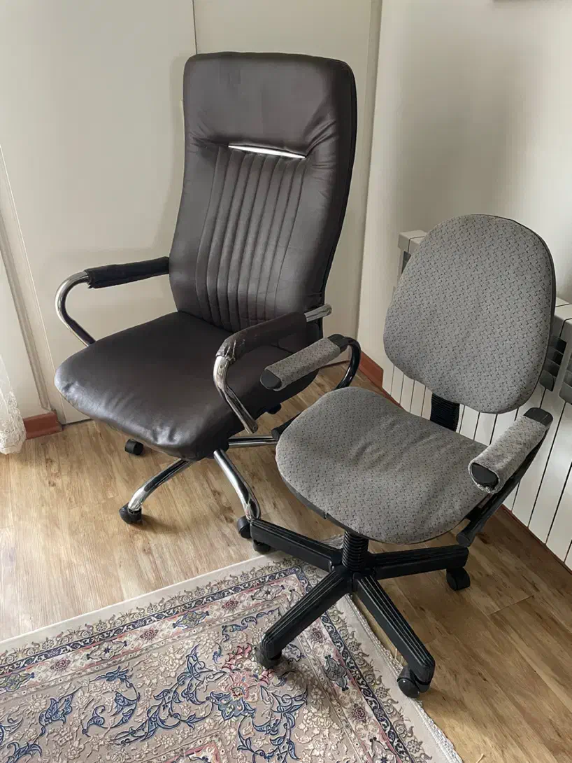 صندلی مدیریتی چرمی و صندلی دانش آموزی|صندلی و نیمکت|تهران, توحید|دیوار