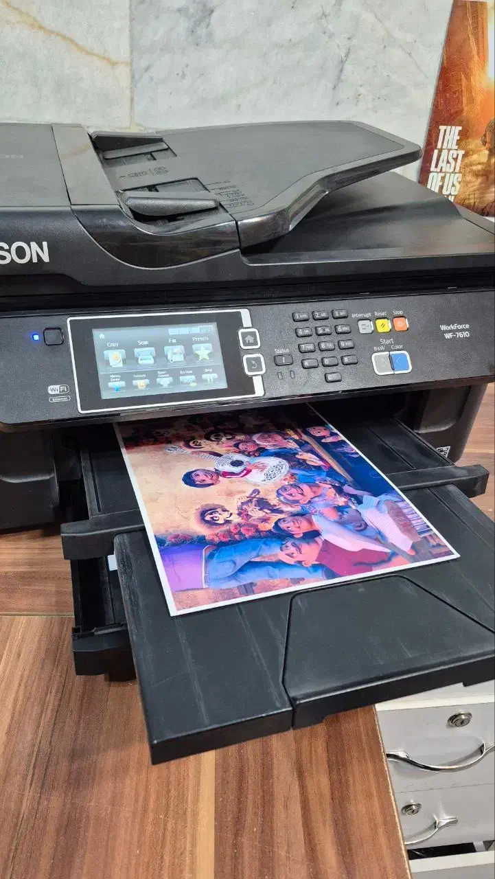 پرینتر 4 کاره اپسون 7610 کپی پرینت اسکن فکس|پرینتر، اسکنر، کپی، فکس|کرج, مرکز تحقیقات البرز|دیوار