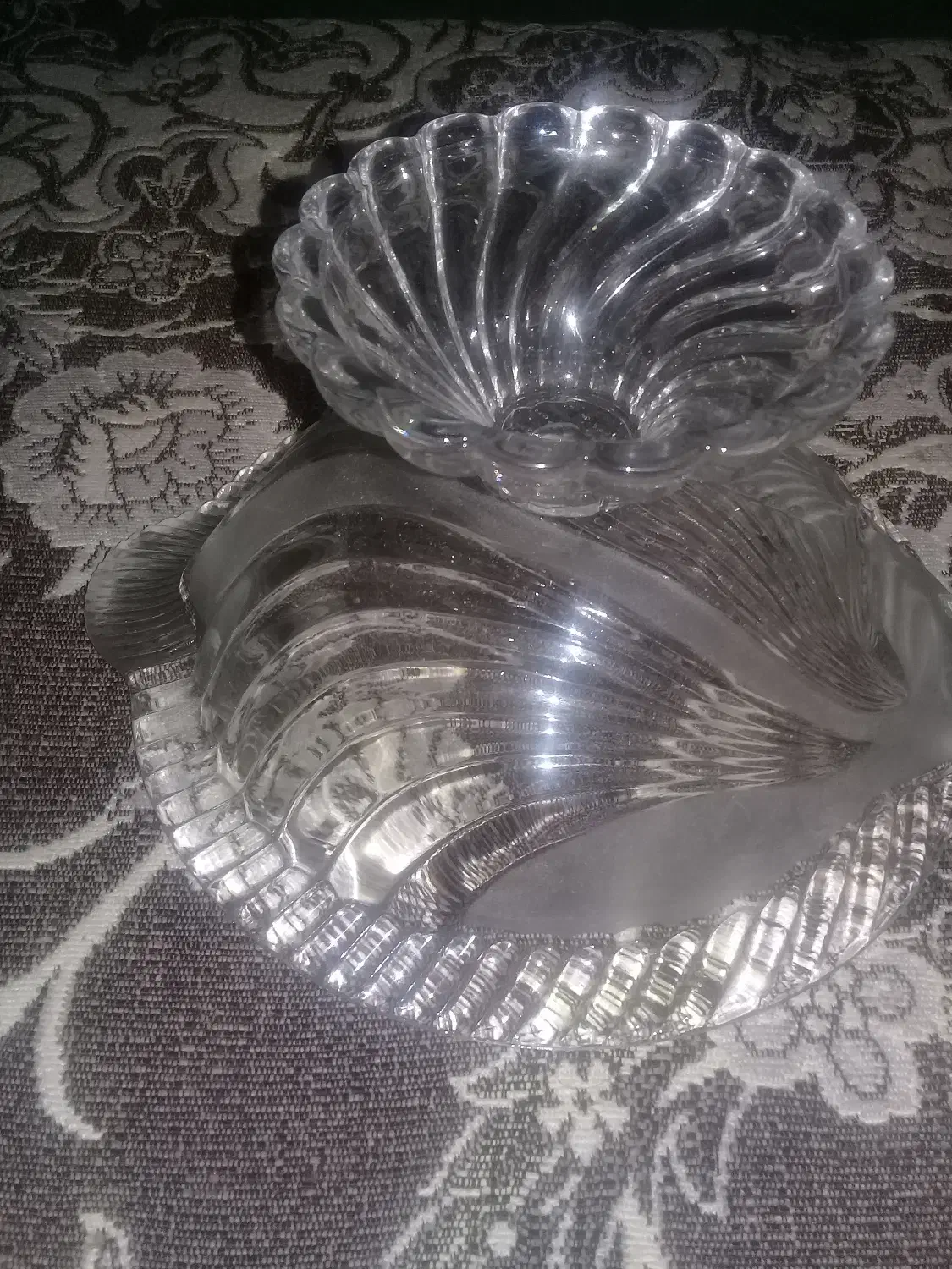 ظرف کریستال پایه دار (سوگا)|ظروف سرو و پذیرایی|تهران, وصفنارد|دیوار