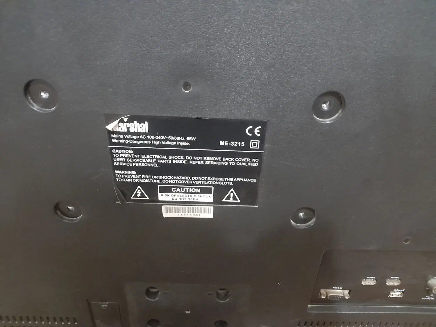 تلویزیون مارشال ۳۲ اینج|تلویزیون و پروژکتور|اردبیل, |دیوار