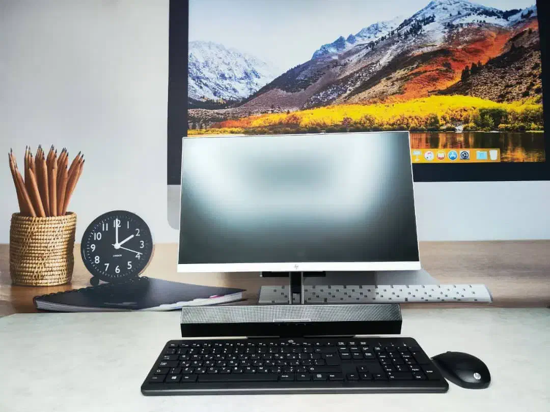 آل این وانHP/رم12/SSD256/موس وکیبورد/اسپیکر|رایانه رومیزی|تهران, بلورسازی|دیوار