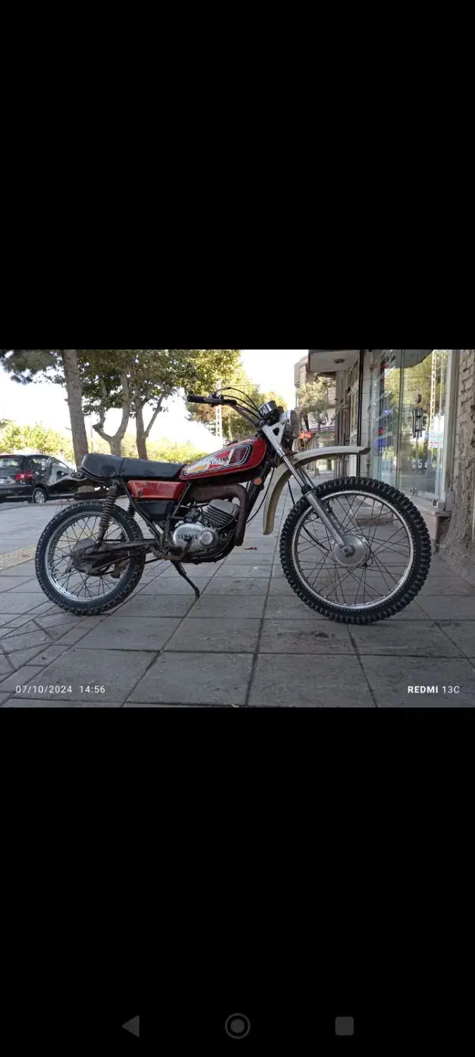 موتور تریل یاماهای 125ژاپن|موتورسیکلت|مشهد, میان ولایت|دیوار