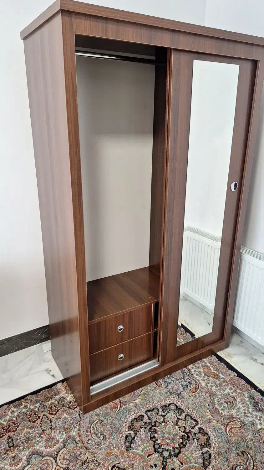 کمد لباس کاملا نو جنس چوب و ام دی اف|جاکفشی، کمد، دراور|رامسر, |دیوار