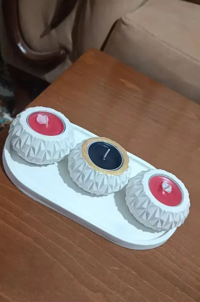 سنگ مصنوعی و شمع|صنایع دستی و سایر لوازم تزئینی|پاکدشت, شهرک امام رضا|دیوار