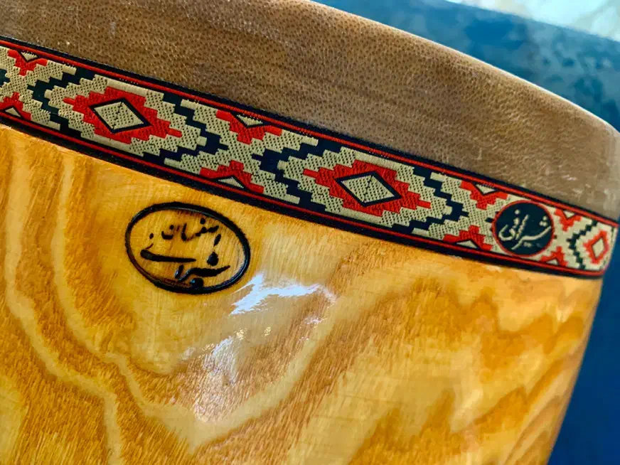 تنبک کلکسیونی 4 مهر ویژه شیرانی|سازهای سنتی|کیش, |دیوار