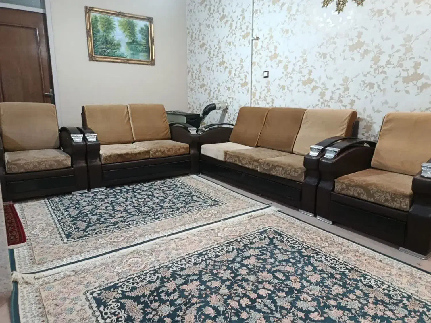 مبل راحتی ۷نفره|مبلمان خانگی و میز عسلی|ملایر, |دیوار