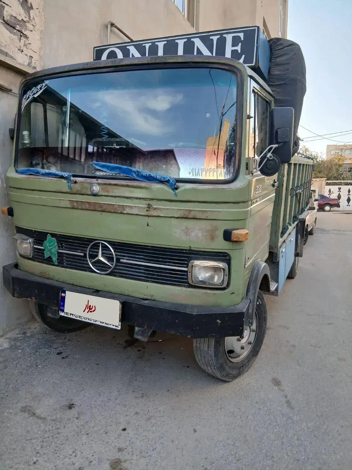 خاوربنز۸۰۸مدل۶۶|خودرو سنگین|سقز, |دیوار