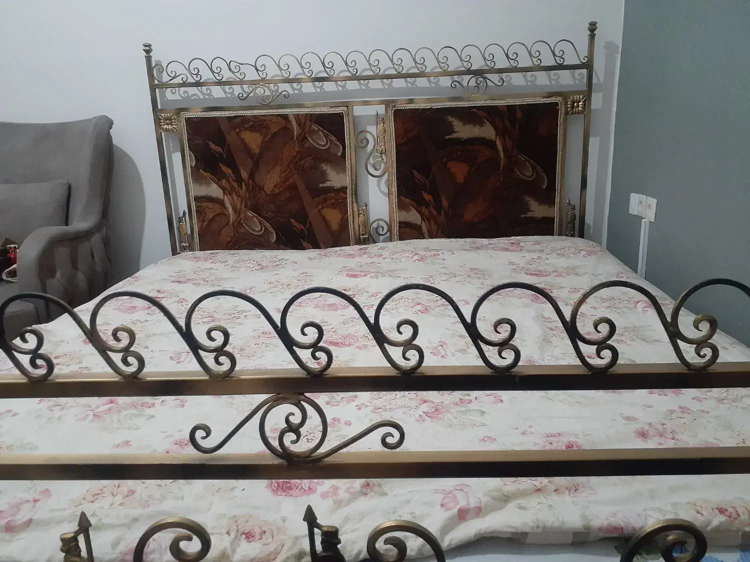 کنسول و تختخواب|تخت و سرویس خواب|خوی, |دیوار