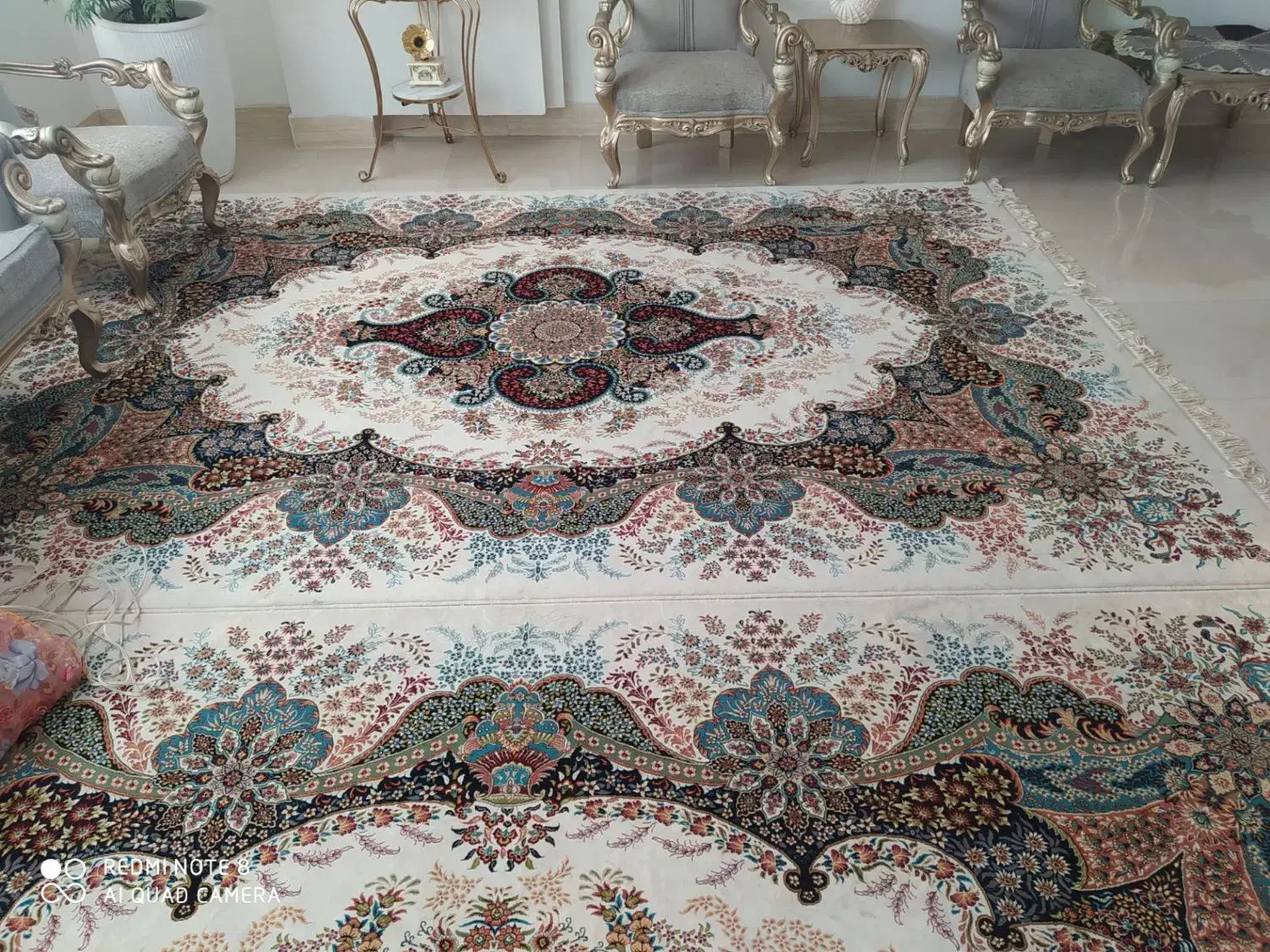 دو عدد فرش نه متری جنس خوب|فرش|گالیکش, |دیوار