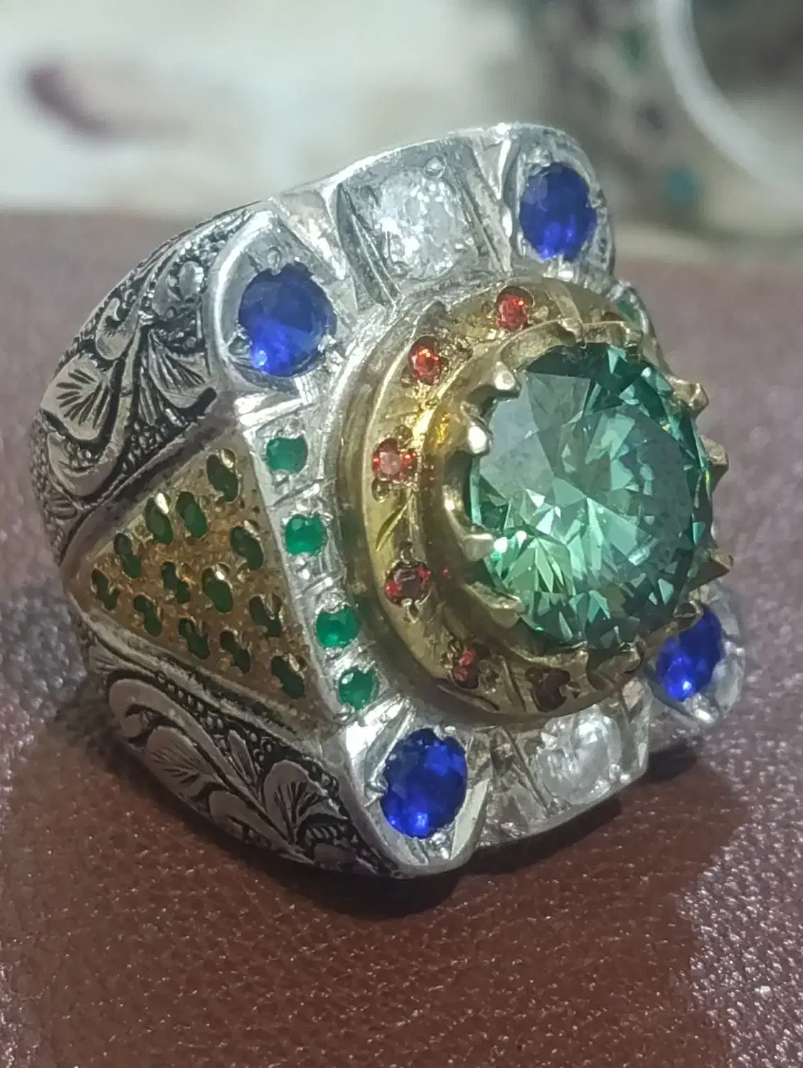 انگشتر  یاقوت الماس زمرد|جواهرات|کرج, عظیمیه|دیوار