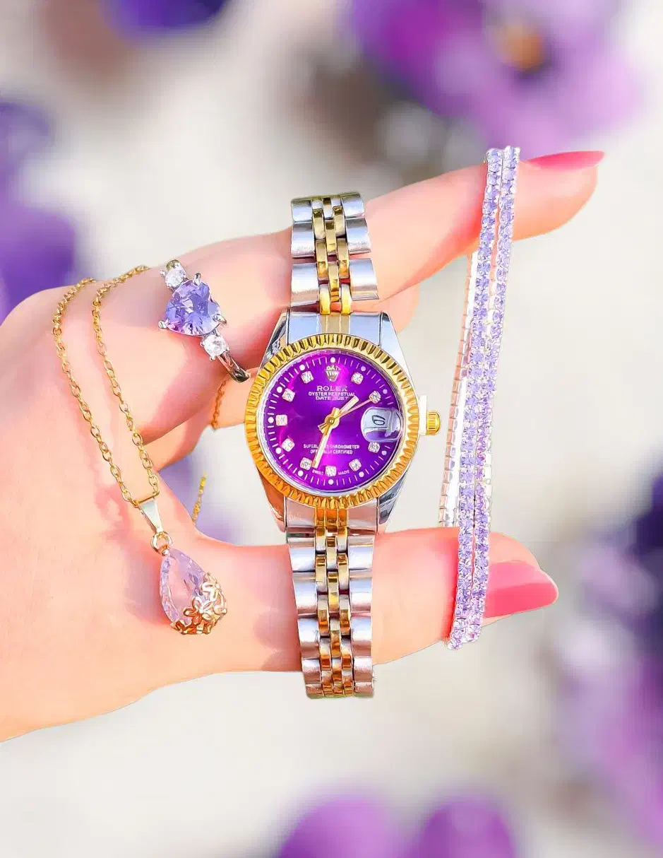 ساعت رولکس زنانه صفحه رنگی ROLEX (حراج روز دختر)|ساعت|تبریز, |دیوار