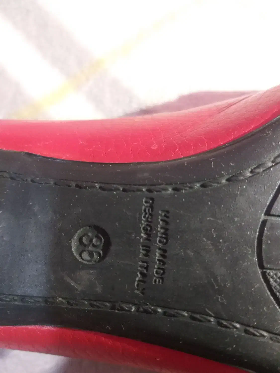 کفش چرم زنانه ایتالیایی سایز ۳۶ درحدنو|کیف، کفش، کمربند|تهران, نارمک جنوبی|دیوار