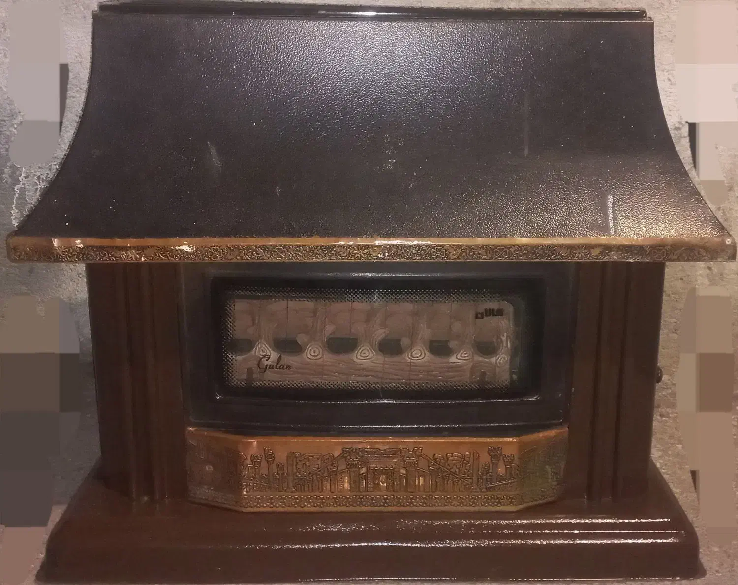 بخاری شومینه ای بزرگ گالان|بخاری، هیتر، شومینه|ارومیه, |دیوار