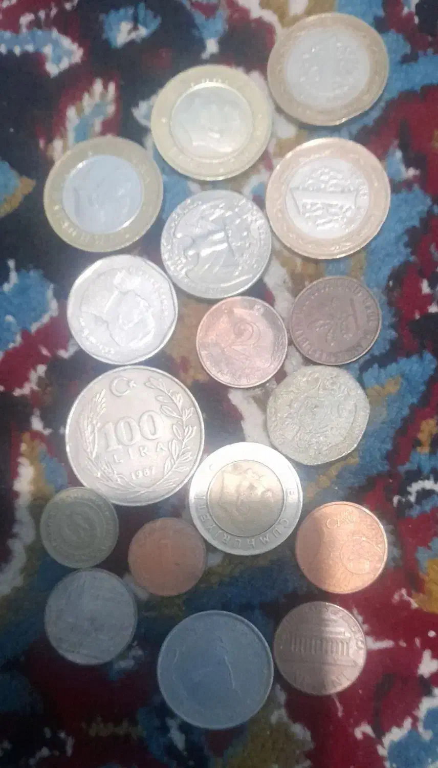 سکه جمهوری و خارجی کلکسیونی|کلکسیون سکه، تمبر، اسکناس|چهاردانگه (تهران), |دیوار