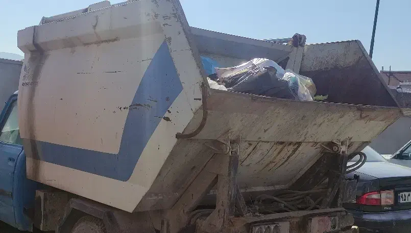 مینی پک حمل زباله مخصوص وانت سایپا برای دهیاری ها|ماشین‌آلات صنعتی|ایواوغلی, |دیوار